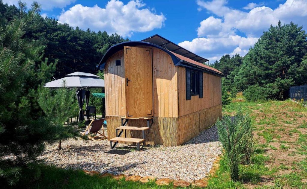 Oaza Święty Spokój – domek z balią i jacuzzi