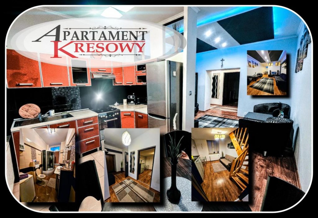 APARTAMENT KRESOWY parter 3 pokoje duża łazienka kabino-wanna SPA wi fi ekspres 2x smart tv antresola parking free plac zabaw pływalnia fala 5 minut