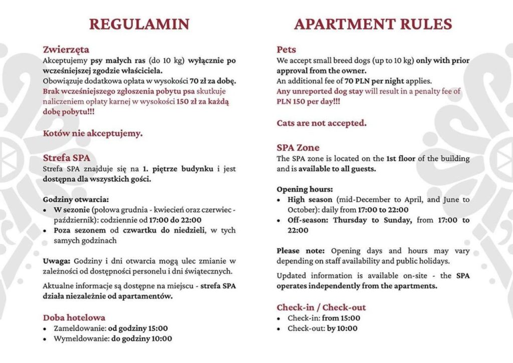 Apartament Nosalowy Sen Jacuzzi & Sauna