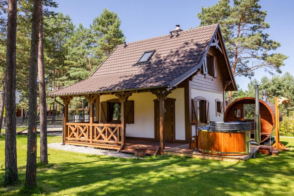 Domek wypoczynkowy Perkoz z sauną i jacuzzi – Oaza Spokoju
