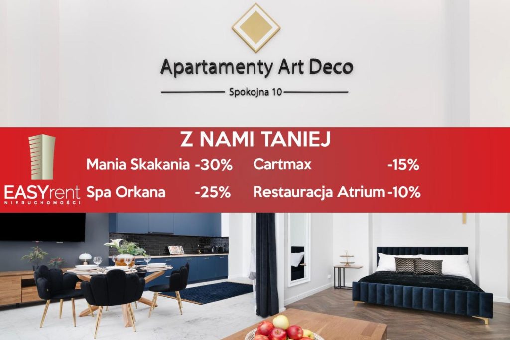 EASY RENT- ART DECO PREMIUM Spokojna 10, Centrum, 24h Check-in