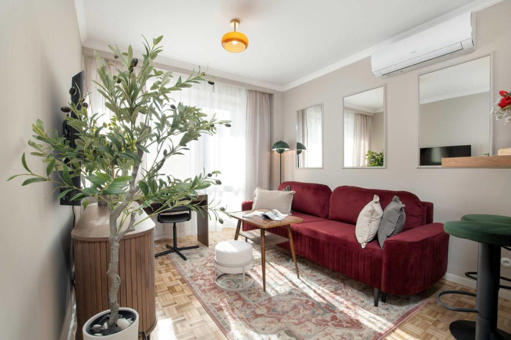 Elegant Green Apartment Jabłońskiego in Rzeszów with Air Conditioning by Noclegi Renters