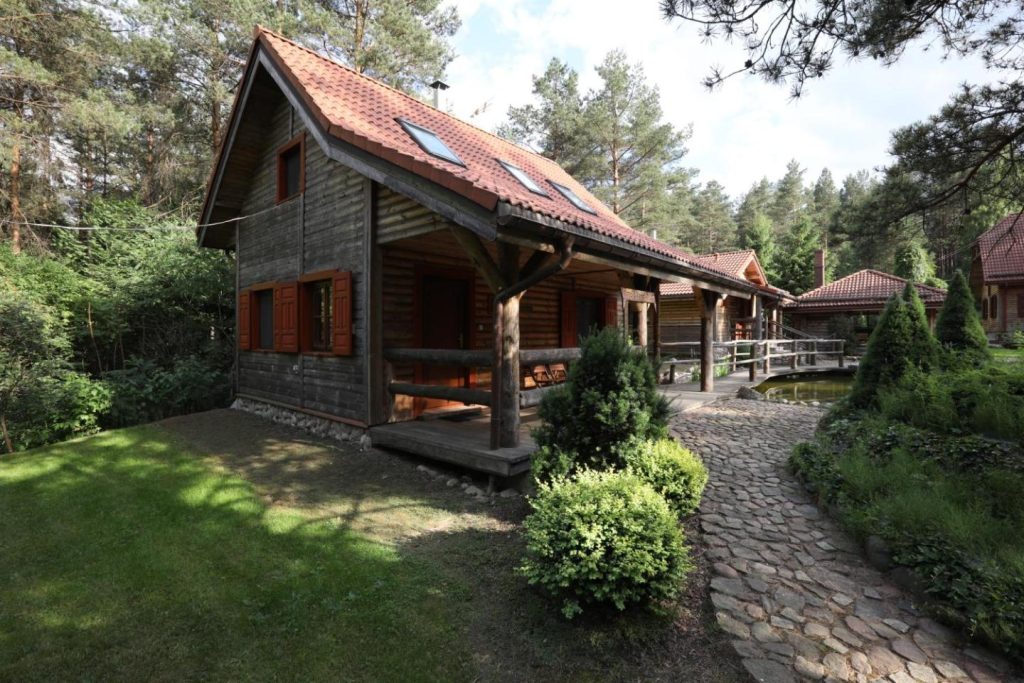 Leśny Zakątek balia kąpielowa ognisko sauna basen rowery w cenie pobytu Realizujemy Podlaski bon turystyczny