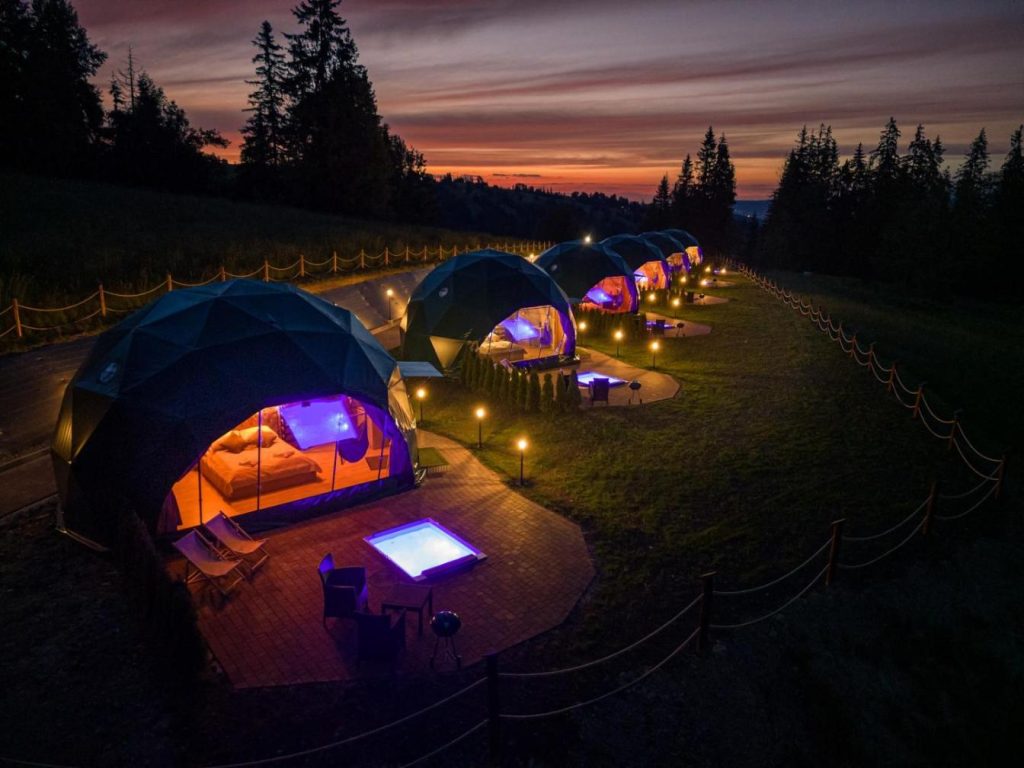 Peak Glamp & Jacuzzi – Zakopane – Widok na Góry