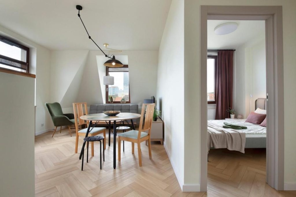Stara Oliwa apartment with a free parking