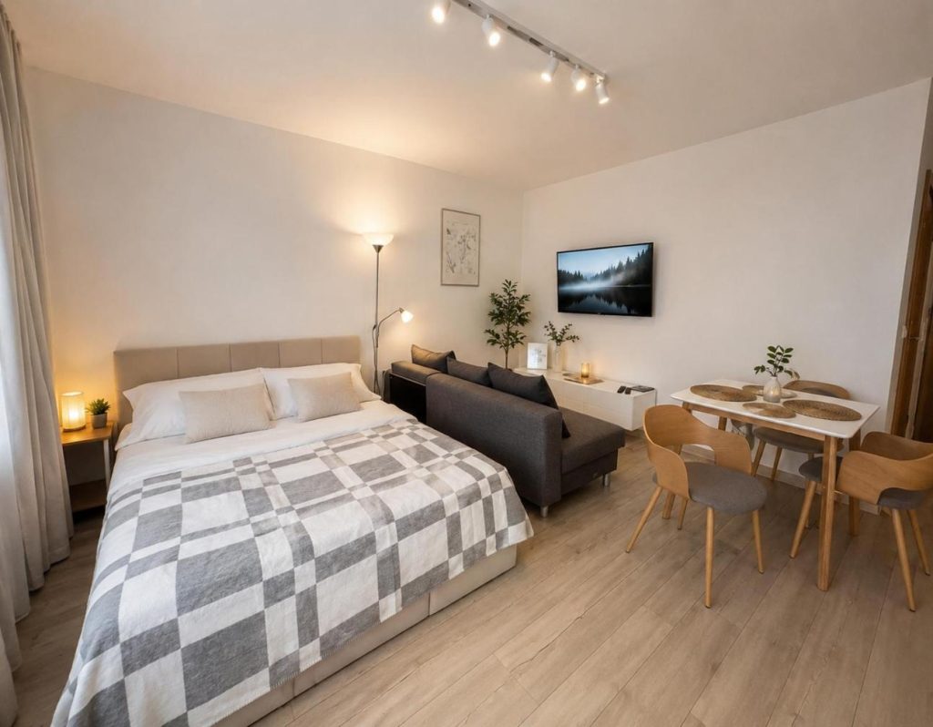 Tężnia & Augustów – Bestseller – 24h Comfort Studio z Parkingiem
